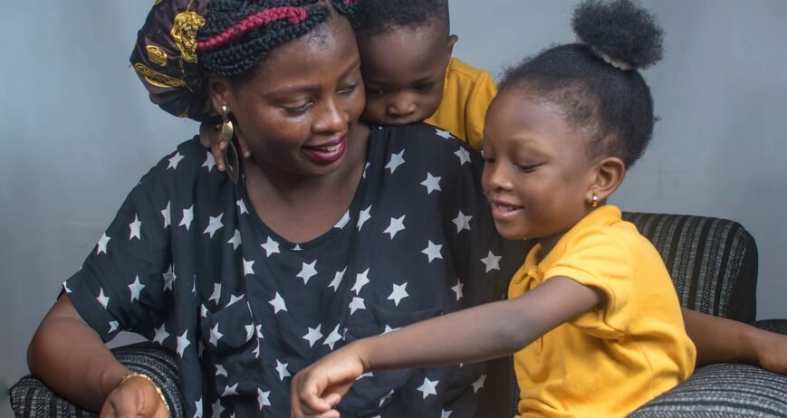 Happy,Family,Consisting,Of,A,Mother,And,Her,Boy,And